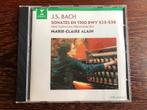 ( Bach, Marie-Claire Alain - Sonates en Trio, Ophalen of Verzenden, Barok, Zo goed als nieuw, Overige typen