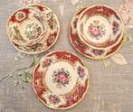 Coalport kop en schotel Rood., Ophalen of Verzenden