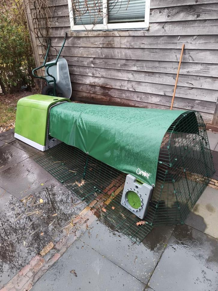 Eglu Go Caviahok met ren + accessoires, Dieren en Toebehoren, Overige Dieren-accessoires, Gebruikt, Ophalen