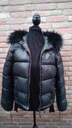 Dolce&Gabbana jas Zwart Fur kraag size S/40IT, Dolce & Gabbana, Verzenden, Zwart, Zo goed als nieuw