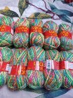 10 bollen Luca wol, meerkleurig, Ophalen of Verzenden, Nieuw, Breien of Haken, Wol of Garen