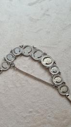 Armband van Wilhelmina dubbeltjes, Ophalen of Verzenden, Gebruikt, Zilver, Zilver