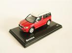 1/43 - Abrex - Skoda Yeti Facelift rood/wit, Nieuw, Ophalen of Verzenden