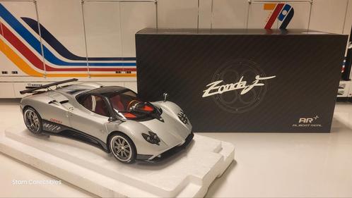 Almost Real Pagani Zonda F Grigio Mercurio - 2005, Hobby en Vrije tijd, Modelauto's | 1:18, Zo goed als nieuw, Auto, Overige merken
