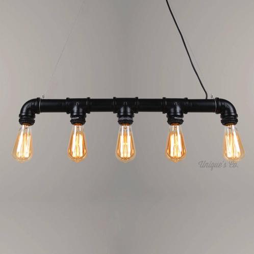 Industrial design steampunk hanglamp - Korting!, Huis en Inrichting, Lampen | Hanglampen, Nieuw, 50 tot 75 cm, Metaal, Ophalen of Verzenden