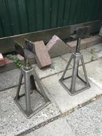 Caravan stabilisatie bokjes, verstelbaar. Basis aluminium, Ophalen of Verzenden, Gebruikt