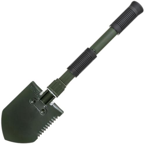 Mil-Tec Type Mini II opvouwbare schep - Groen, Tuin en Terras, Hand-tuingereedschap, Nieuw, Schop, Verzenden