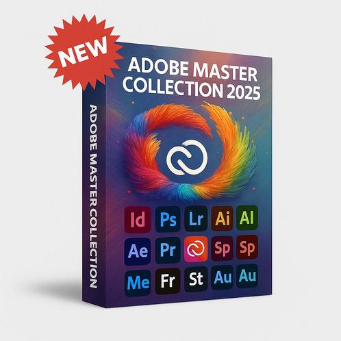 Adobe Master Collection 2025, Computers en Software, Audio-software, Nieuw, MacOS, Windows, Ophalen