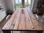 Steigerhouten Eettafel, Ophalen, Gebruikt, 50 tot 100 cm, Vijf personen of meer