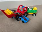 Lego Duplo - treinbaan, treinen, brandweer en heel veel los, Kinderen en Baby's, Speelgoed | Speelgoedvoertuigen, Gebruikt, Ophalen