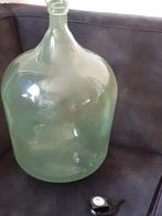 XL wijn/gistfles glazen "vaas" landelijk 59cm stoer brocante, Ophalen