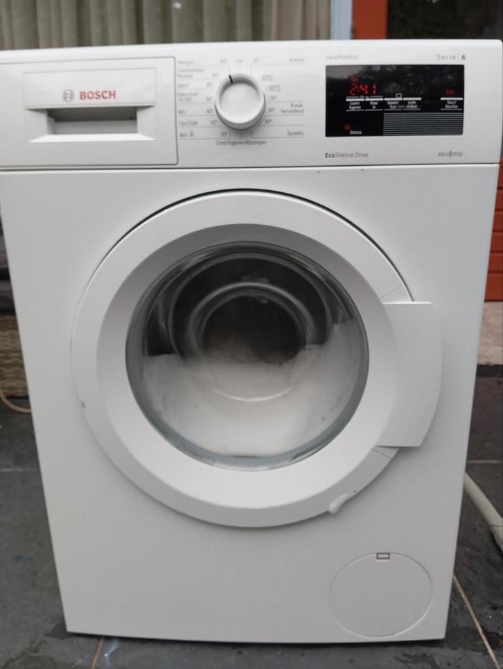 Wasmachine Bosch 8 kilo Serie 6 Varioperfect 1600  A +++, Witgoed en Apparatuur, Wasmachines, Zo goed als nieuw, 8 tot 10 kg, 85 tot 90 cm