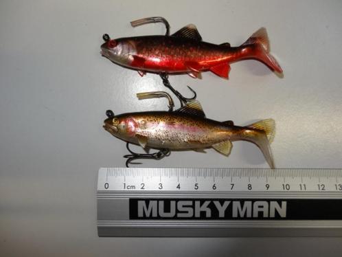 Kunstaas: Fox Rage Realistic Replicant Trout 10 cm, Watersport en Boten, Hengelsport | Roofvissen, Gebruikt, Overige typen, Verzenden