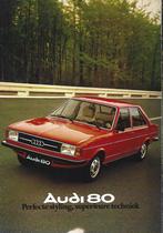 Folder Audi 80 1976, Audi, Gelezen, Ophalen of Verzenden