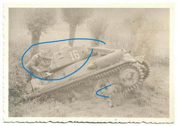 inspectie vastgelopen tank foto beschikbaar voor biedingen