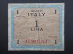 1 Lire 1943 Italië AMC p-M10a (03) WW2, Verzenden, Landmacht, Amerika, Overige typen
