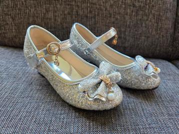 Zilverkleurige glitter Schoentjes - Maat 31 beschikbaar voor biedingen