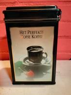VintageTik Tak koffie voorraadbus blik  kunststof deksel., Ophalen of Verzenden, Gebruikt