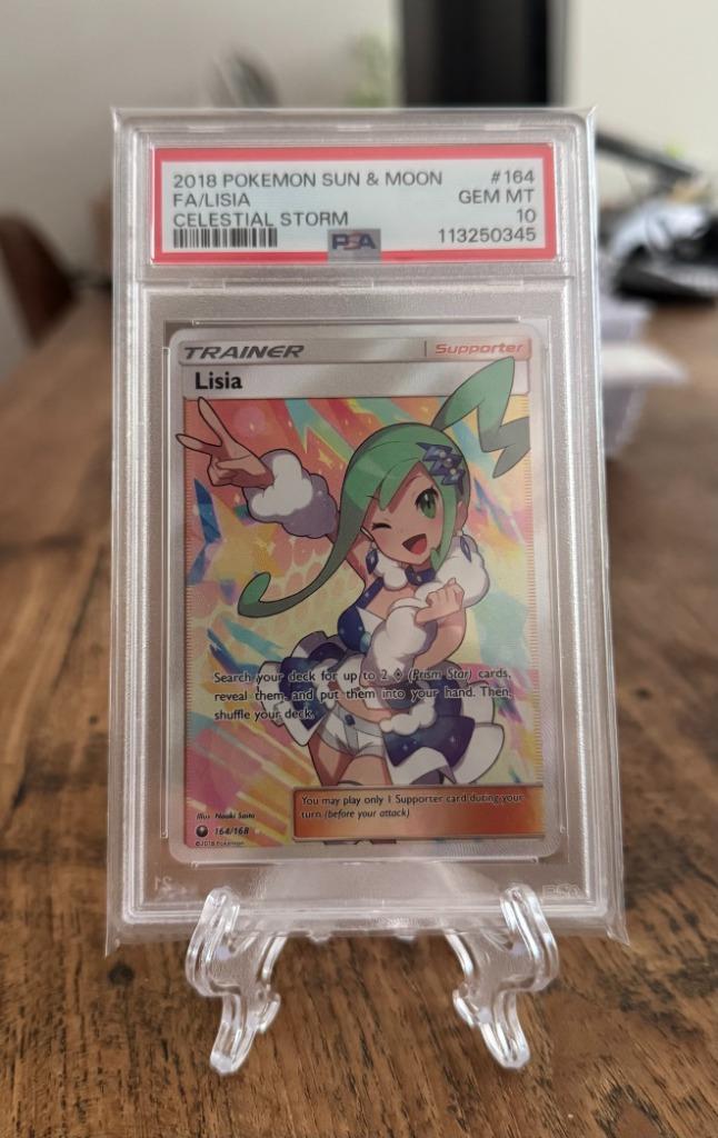 Pokemon Lisa Trainer - PSA 10 - Celestial Storm, Hobby en Vrije tijd, Verzamelkaartspellen | Pokémon, Nieuw, Losse kaart, Ophalen