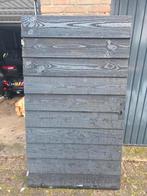 Zwarte Robuuste poort 100cm breed, Ophalen, 100 tot 150 cm, Zo goed als nieuw, Looppoort