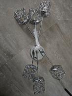 Mooie zilver plafond /hang lamp van bol, Ophalen of Verzenden, Zo goed als nieuw, Minder dan 50 cm