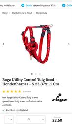 Rood Rogz hondentuigje maat s, Dieren en Toebehoren, Ophalen of Verzenden, Zo goed als nieuw, Hondenriem