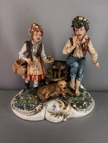 Capodimonte porseleinen beeld - Meneghetti - Zeldzaam beschikbaar voor biedingen