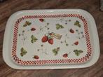 Dienblad van Jet by ter Steege  - Aardbeien Strawberry, Ophalen, Zo goed als nieuw, Rechthoekig, Kunststof