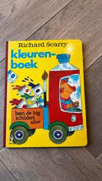 Richard Scarry kleurenboek. Ben de big schildert alles., Boeken, Kinderboeken | Baby's en Peuters, Richard Scarry, Ophalen of Verzenden