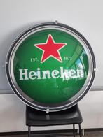 Heineken Lichtbak Reclamebord, Verzamelen, Biermerken, Ophalen