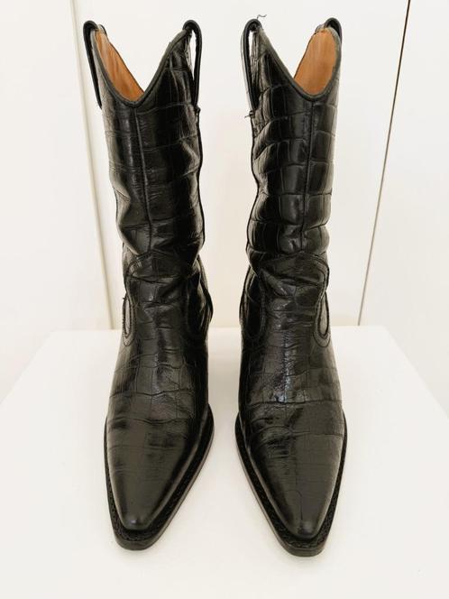Bronx - Western Cowboy Laarzen - maat 36 - enkellaarzen, Kleding | Dames, Schoenen, Gedragen, Lage of Enkellaarzen, Zwart, Ophalen of Verzenden