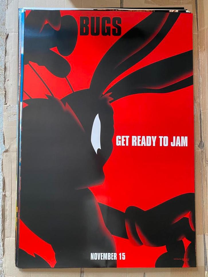 Space Jam Originele Filmposter, Verzamelen, Posters, Zo goed als nieuw, Film en Tv, Deurposter of groter, Ophalen of Verzenden