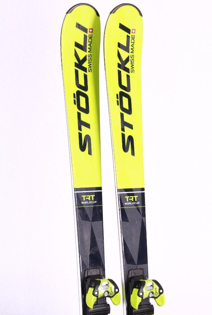 168 175 182 ski's STOCKLI LASER AR, black/green, grip walk,, Sport en Fitness, Skiën en Langlaufen, Gebruikt, Ski's, Skiën, Overige merken
