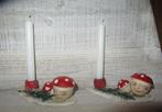 Oude kandelaar; kerst versiering, Diversen, Ophalen of Verzenden, Gebruikt