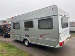 Eriba 465 Living Pulse 2009 VOORTENT VAST BED 12995,, Caravans en Kamperen, Niet ingevuld, Rondzit, Bedrijf, Niet ingevuld