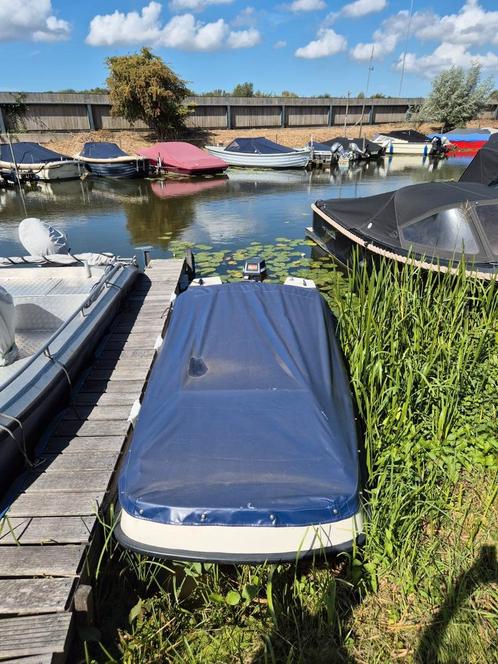 Console boot met Yamaha 9.9 pk en trailer, Watersport en Boten, Motorboten en Motorjachten, Gebruikt, Polyester, Tot 6 meter, Benzine