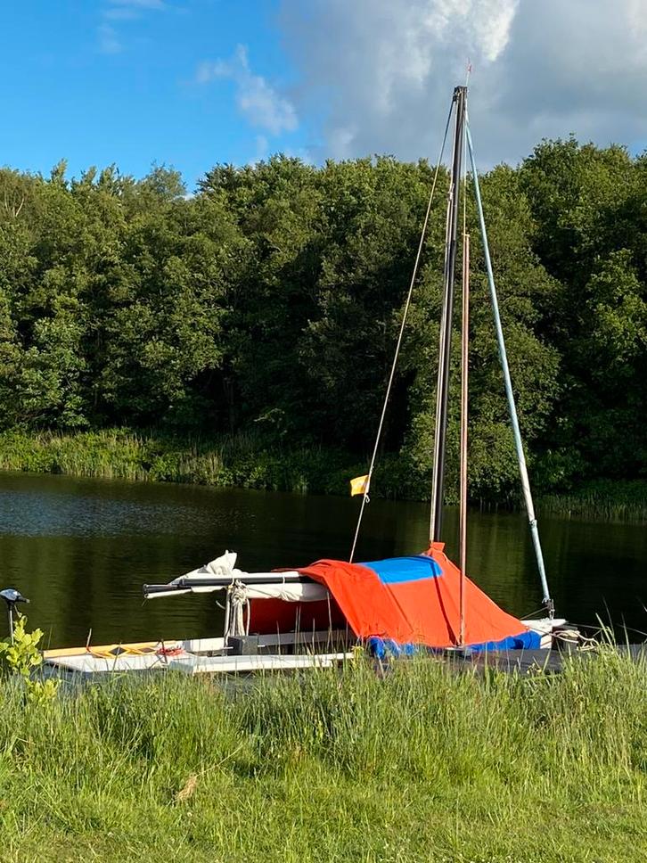 Hora polyvalk, Watersport en Boten, Open zeilboten, Gebruikt, 6 meter of meer, Polyester, Geen motor, Diesel, Ophalen