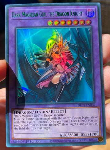 Yu-Gi-Oh! Dark Magician Girl the Dragon Knight DLCS 1st ! beschikbaar voor biedingen