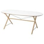 Ikea dalshult eetkamertafel 185cm ALLEEN ophalen !, Zo goed als nieuw, 150 tot 200 cm, Overige houtsoorten, 50 tot 100 cm