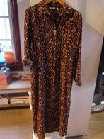 G214 Melting Stockholm mt S jurk bruin zwart animal chiffon, Bruin, Ophalen of Verzenden, Zo goed als nieuw, Maat 36 (S)