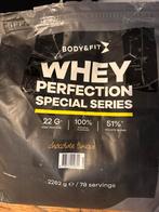 Body&Fit Whey Perfection Special Series - Chocolade 2.2 kg, Ophalen of Verzenden, Nieuw, Poeder of Drank