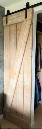 Houten schuifdeur, Huis en Inrichting, Ophalen of Verzenden, Zo goed als nieuw, 25 tot 50 cm, 200 cm of meer