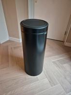 Brabantia touchbin zwart, Huis en Inrichting, Woonaccessoires | Prullenbakken, 40 liter of meer, Ophalen, Minder dan 50 cm