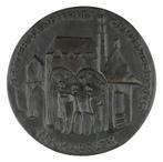 PENNING 1987 Theo Mulder : Ambtsjubileum Gemeente Haarlem, Verzenden, Brons, Nederland