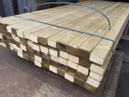 Pak geïmpregneerde liggers 45x70x4800mm - pak 75 stuks, Tuin en Terras, Palen, Balken en Planken, Planken, 250 cm of meer, Ophalen of Verzenden