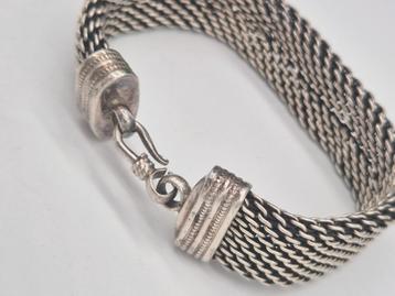 Zware zilveren armband - 21cm beschikbaar voor biedingen