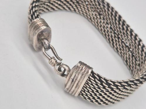 Zware zilveren armband - 21cm, Sieraden, Tassen en Uiterlijk, Armbanden, Gebruikt, Zilver, Zilver, Verzenden