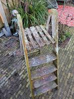 Oude houten schilderstrap, Antiek en Kunst, Curiosa en Brocante, Ophalen of Verzenden