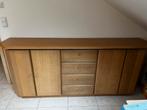 Eiken dressoir in prima staat - 220cm, Huis en Inrichting, Kasten | Dressoirs, Eikenhout, Ophalen of Verzenden, Zo goed als nieuw