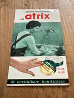 Aangeboden : Originele  Oude Kartonnen Reclame van ATRIX ., Verzamelen, Ophalen of Verzenden, Zo goed als nieuw, Reclamebord